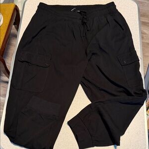 Torrid Black Cargo Joggers